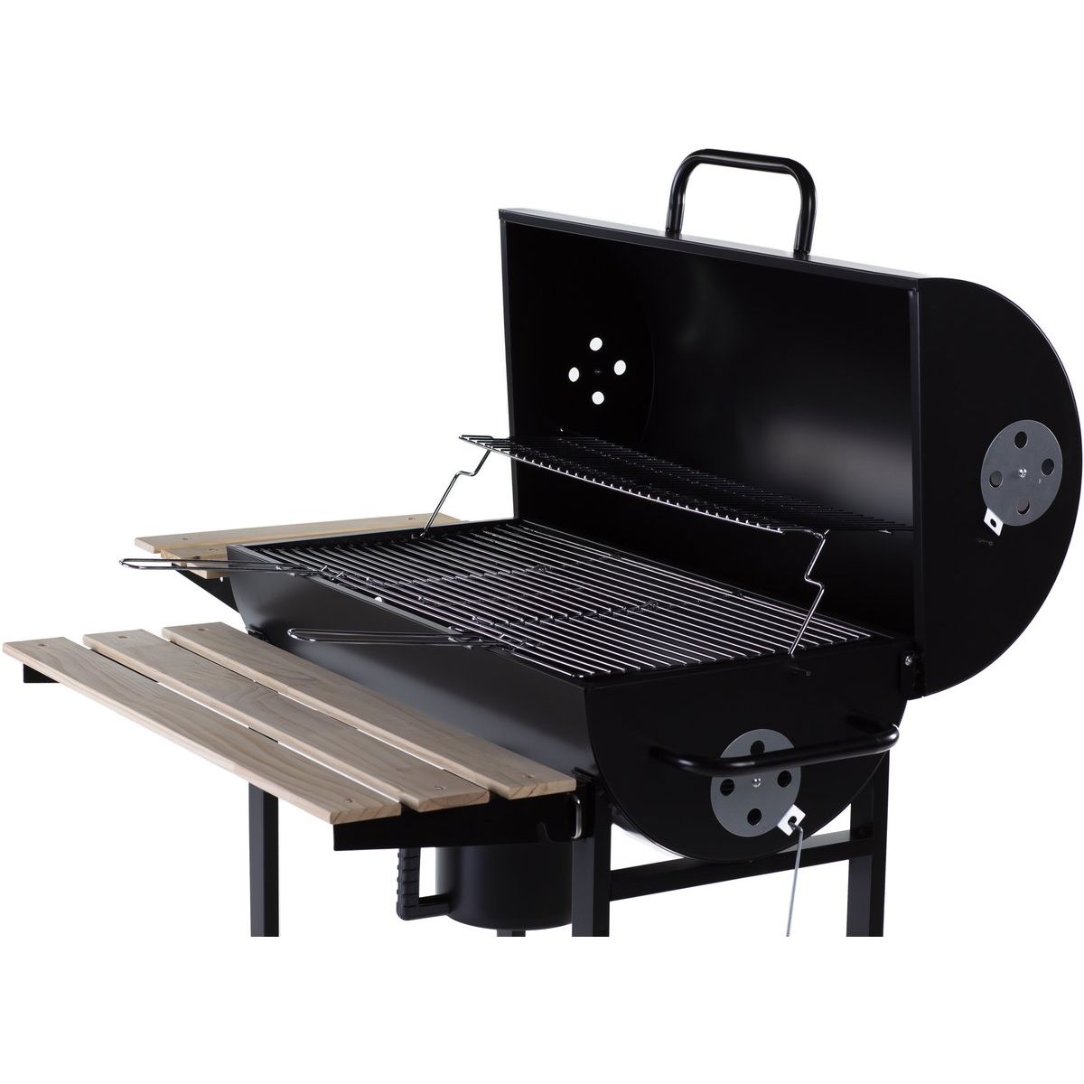 Grill węglowy King - 95 x 63 x 105 cm - czarny