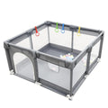 Baby Playpen with Padded Frame, Mesh Walls, Balls & Pull Rings