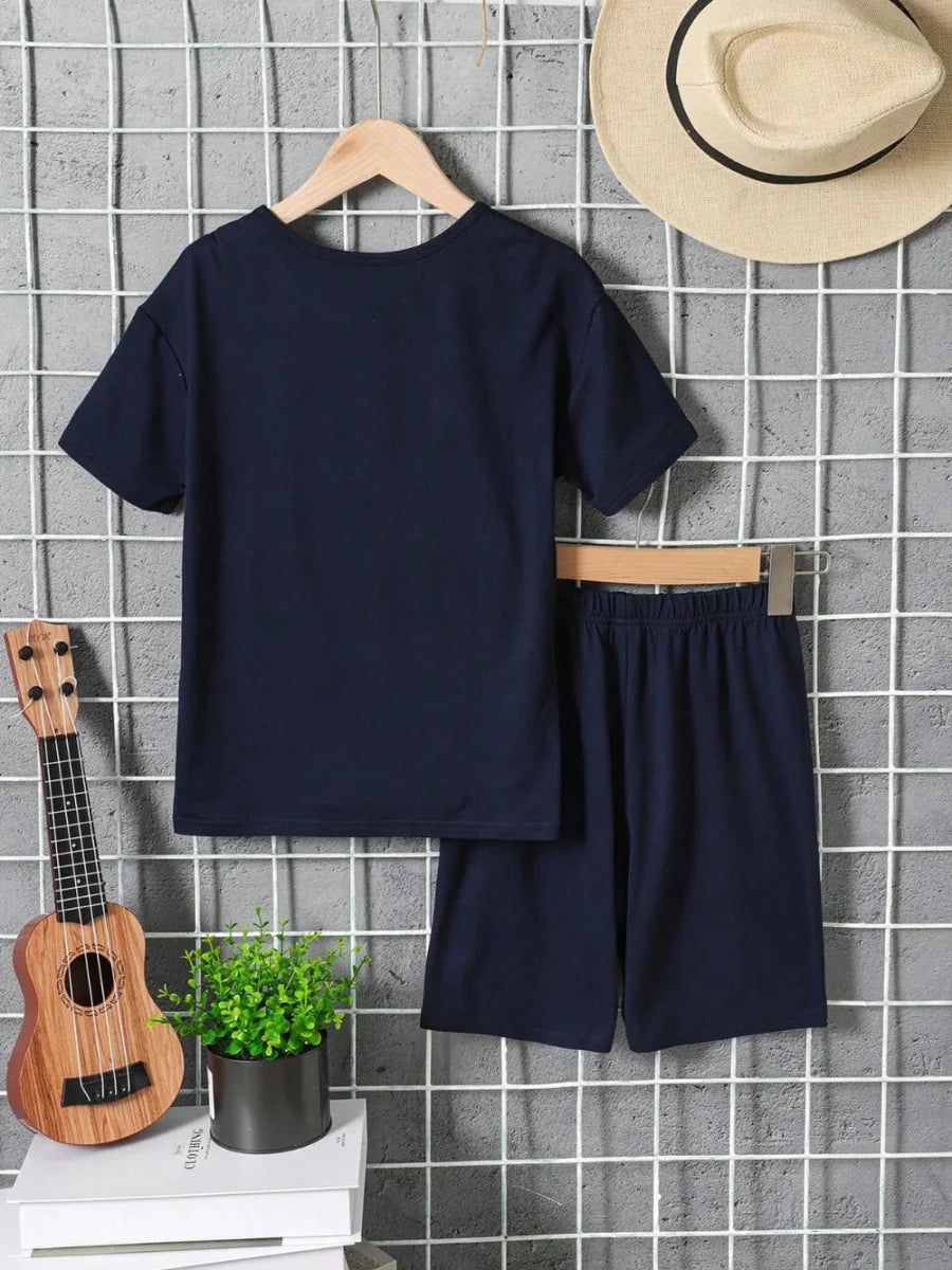 Girls Two-Piece Casual Set for Daily Comfort Wear