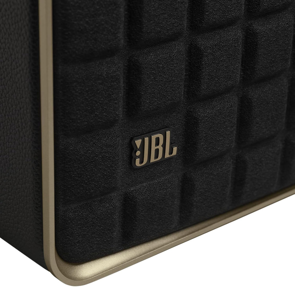 JBL Authentics 300, Głośnik Bezprzewodowy, 8h Odtwarzania, z Wbudowanym Wi-Fi, Bluetooth, Dźwiękiem Stereo i Mocnym Basem, Kompatybilny z Alexa i Google Home, w Stylu Retro