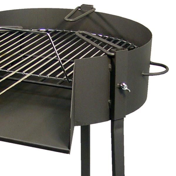 Okrągły grill ze stojakiem na paellę Ø60x75cm. 71582