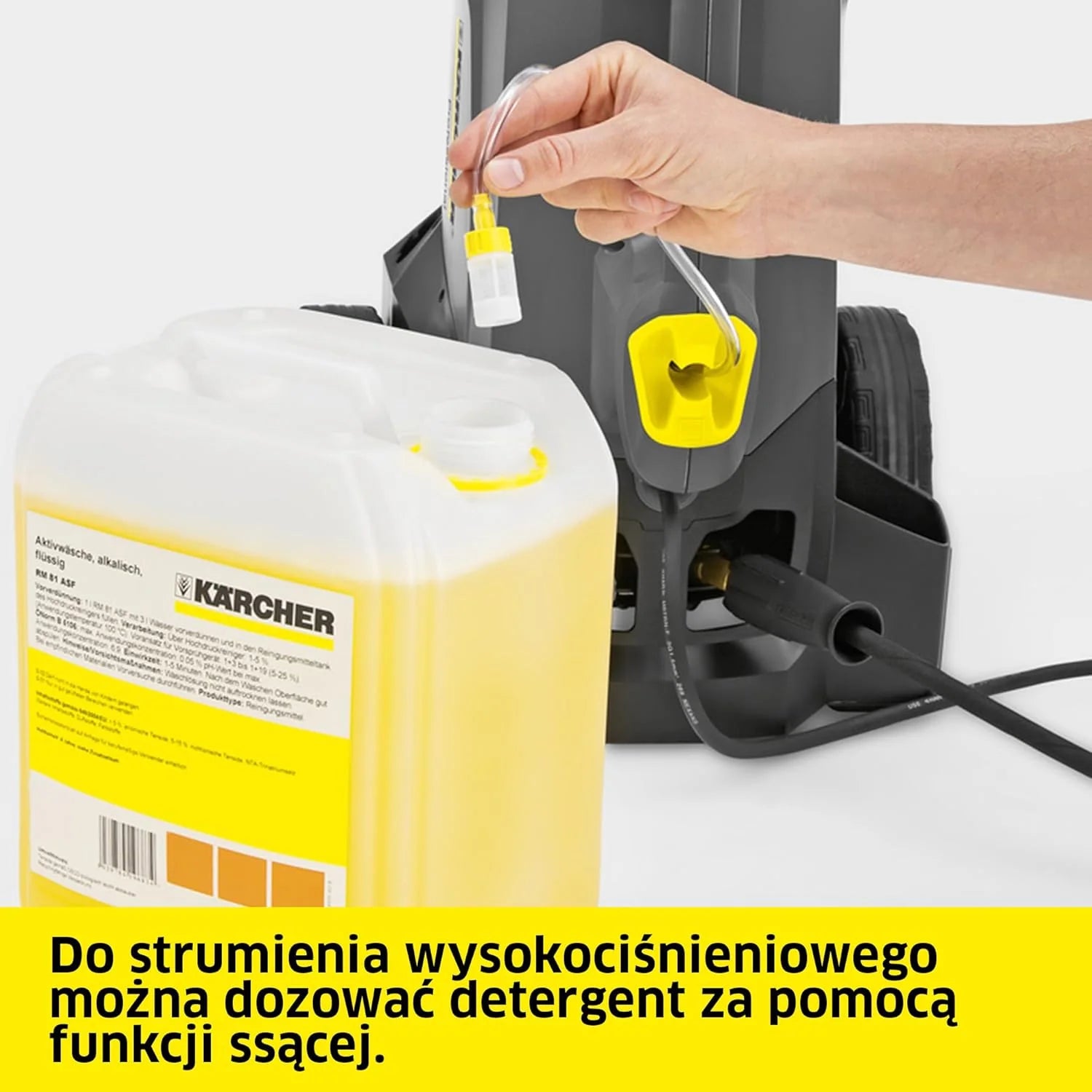 Kärcher urządzenie wysokociśnieniowe HD 5/17 C Plus, ciśnienie robocze: 170 bar, wydajność: 480 l/h, waga: 26 kg, wąż: 15 m, pistolet wysokociśnieniowy, lanca spryskująca, dysza rotacyjna. Zimna woda
