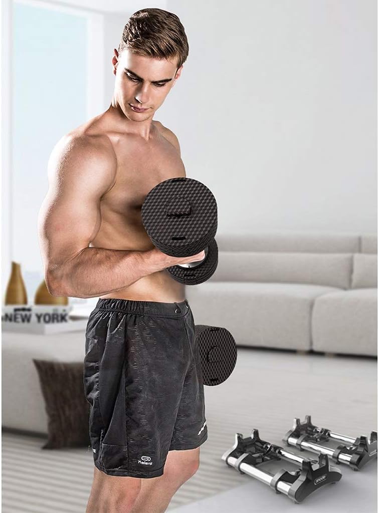 Małe hantle regulowane hantle, zestaw hantli fitness 7,5 kg, hantle z blokadą mocy, męskie i damskie wyposażenie domowe trening ramion siłownia obciążniki dla mężczyzn hantle fitness