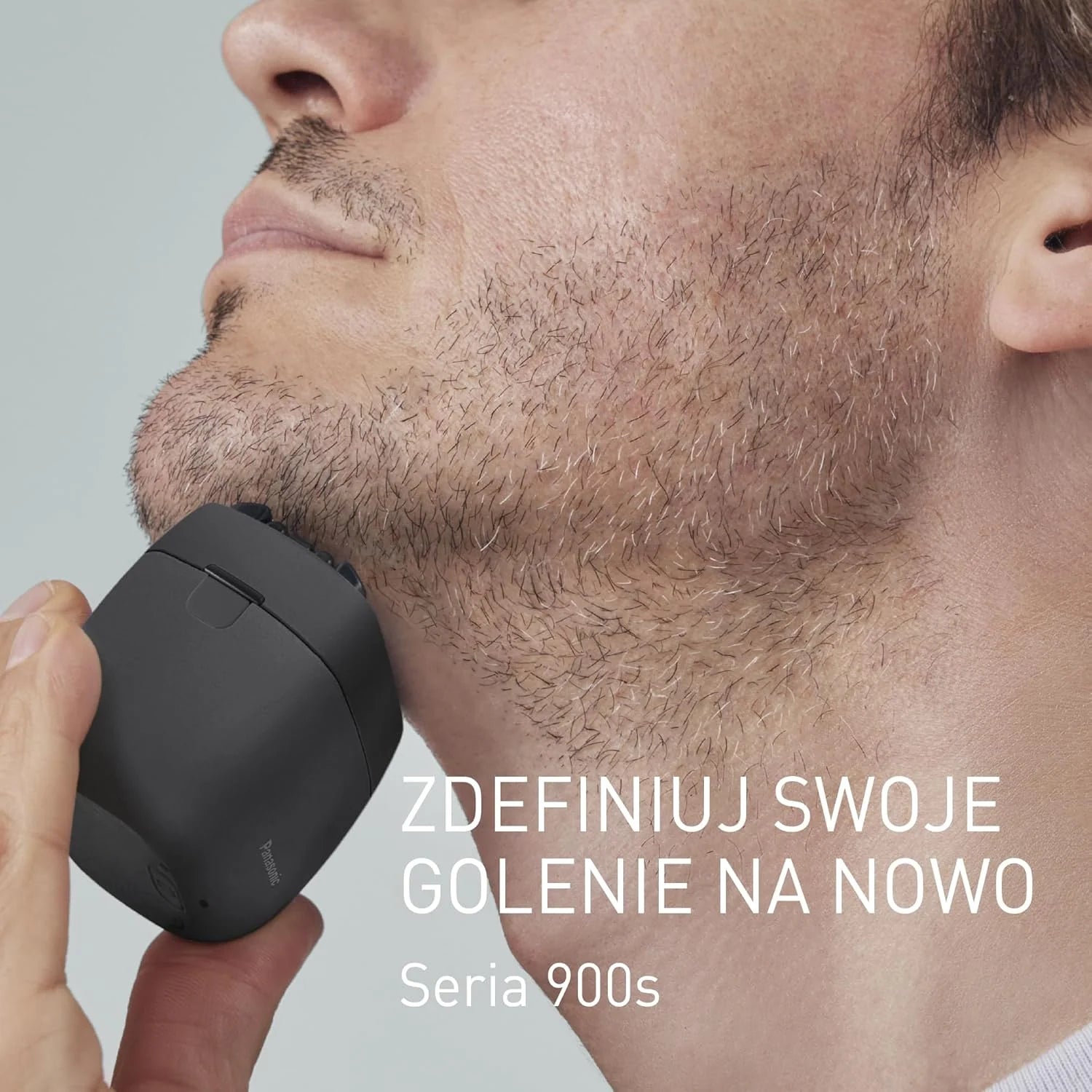 Golarka Panasonic ES-PV3B-K803 Series 900s, Golenie na Mokro i Sucho, 5-Ostrzowa Golarka Elektryczna Dla Mężczyzn, Inteligentny Czujnik Zarostu, USB-C, Etui, Matowa Czerń