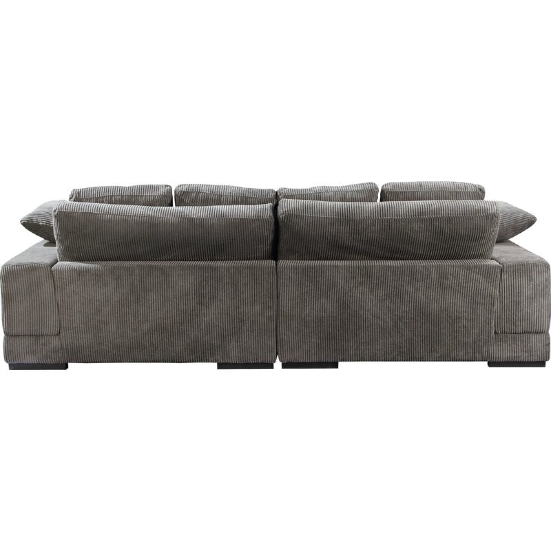 Sofa i leżanka dwustronna o szerokości 106 cali