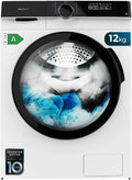 Cecotec Pralka 8 kg z ładowaniem przednim Bolero DressCode 8900 Inverter FullColor Steel A. stal 1400 obrotów, ekran 10,3, 11 programów, falownik, SteamMax, klasa A
