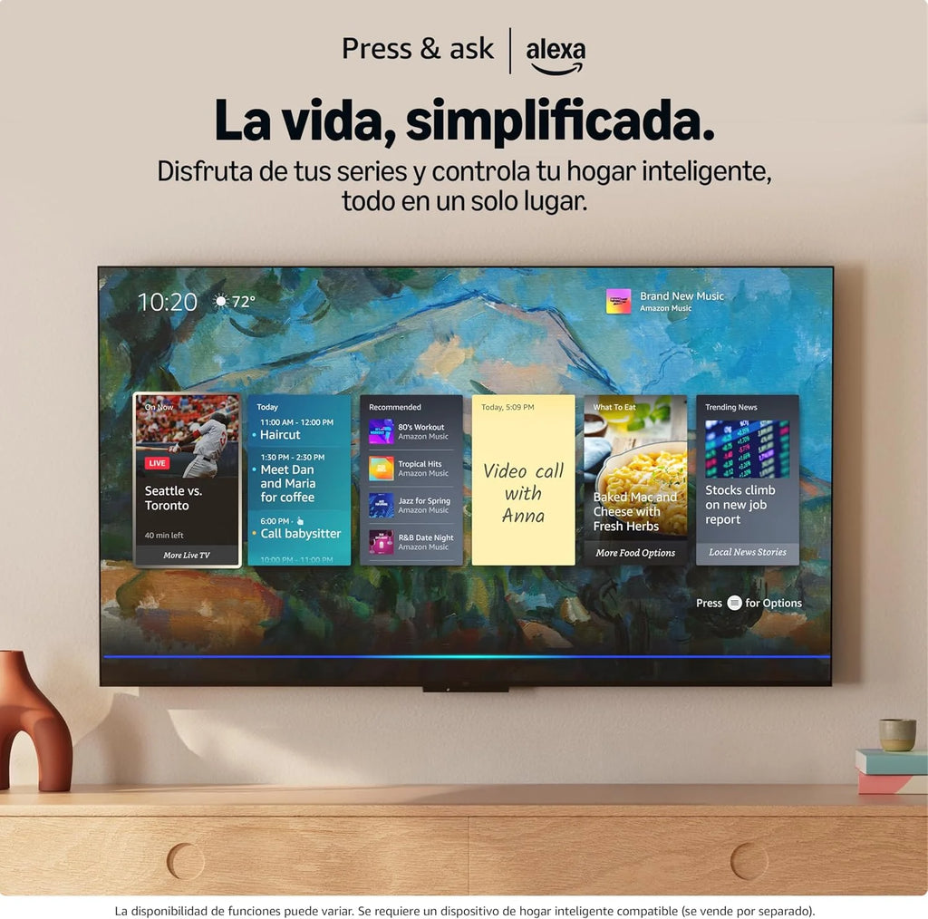 TELEFUNKEN 50FTV825, 50 cali 4K UHD, Smart TV Fire OS, HDR10, MEMC, kompatybilny z Alexa, Dolby Atmos, Apple AirPlay, Bluetooth