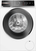Bosch WGB244A40 Serie 8 pralka ładowana od przodu 9 kg, 1400 obr./min, Made in Germany, Speed Perfect, i-DOS ze skanowaniem środków piorących, Iron Assist – redukuje zagniecenia, Mini Load, Home