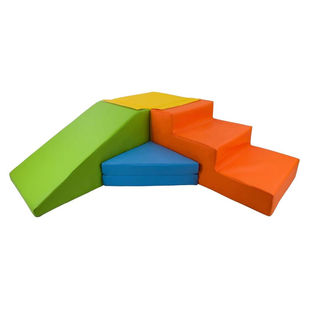 4 Foam Play Blocks Set Soft, Stackable, and Durable for Kids