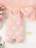 Baby Ruffled Cotton Two-Piece Outfit for Infants 0–12M