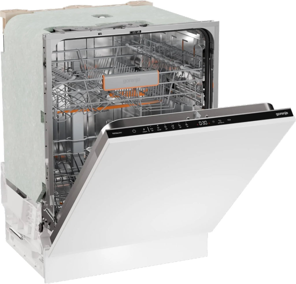 Gorenje GV642C65 zmywarka do naczyń/urządzenie do zabudowy z przodu nie wchodzi w zakres dostawy/Made in EU/60 szerokość/14 nakryć wymiarowych/6 programów/TotalDry/Total AquaStop/SpeedWash/XXL