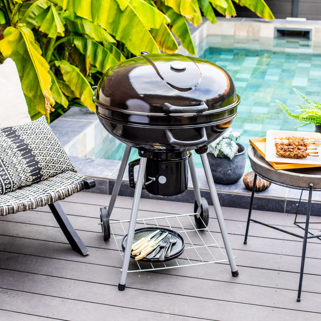 Grill węglowy Livoo 55 cm czarny - Doc270