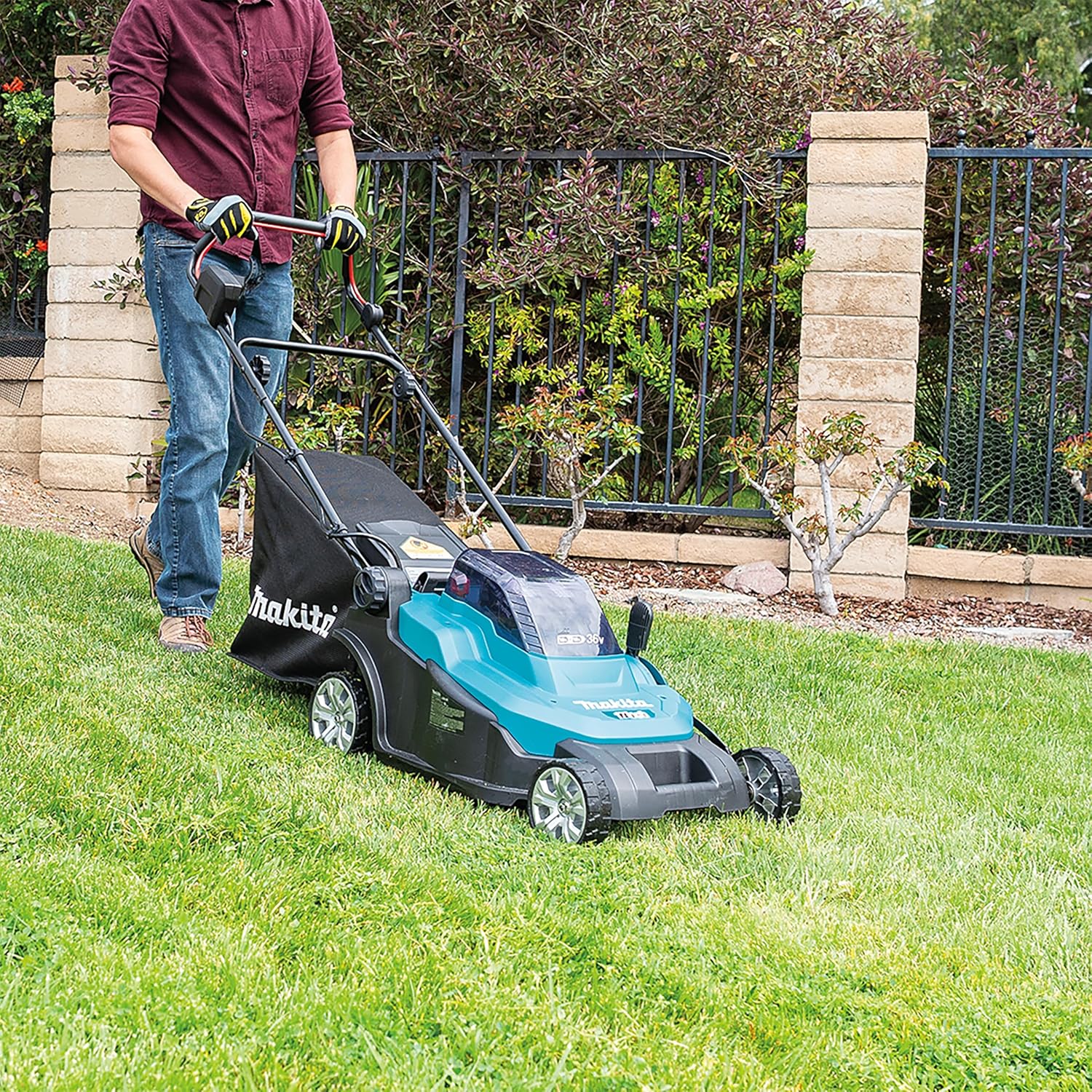 Makita Twin Kosiarka, Wielokolorowy, 950 m²