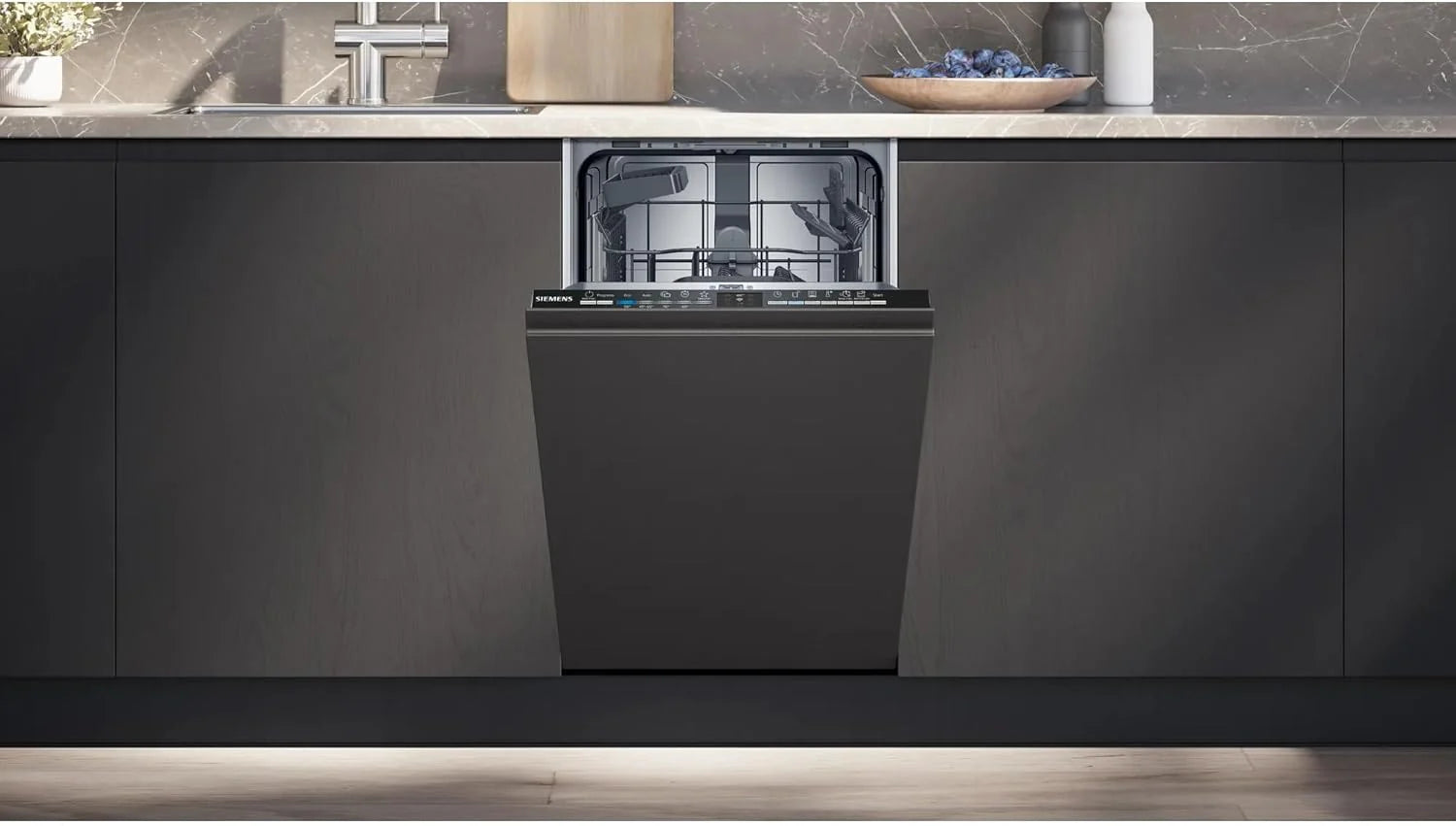 iQ100, w pełni zintegrowana zmywarka, 45 cm, SR61HX16KE