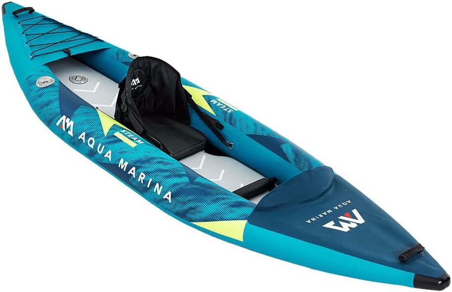 Aqua Marina Steam-312 profesjonalny zestaw kajakowy dla 1 osoby, długość 312 cm, niebieski, 2022
