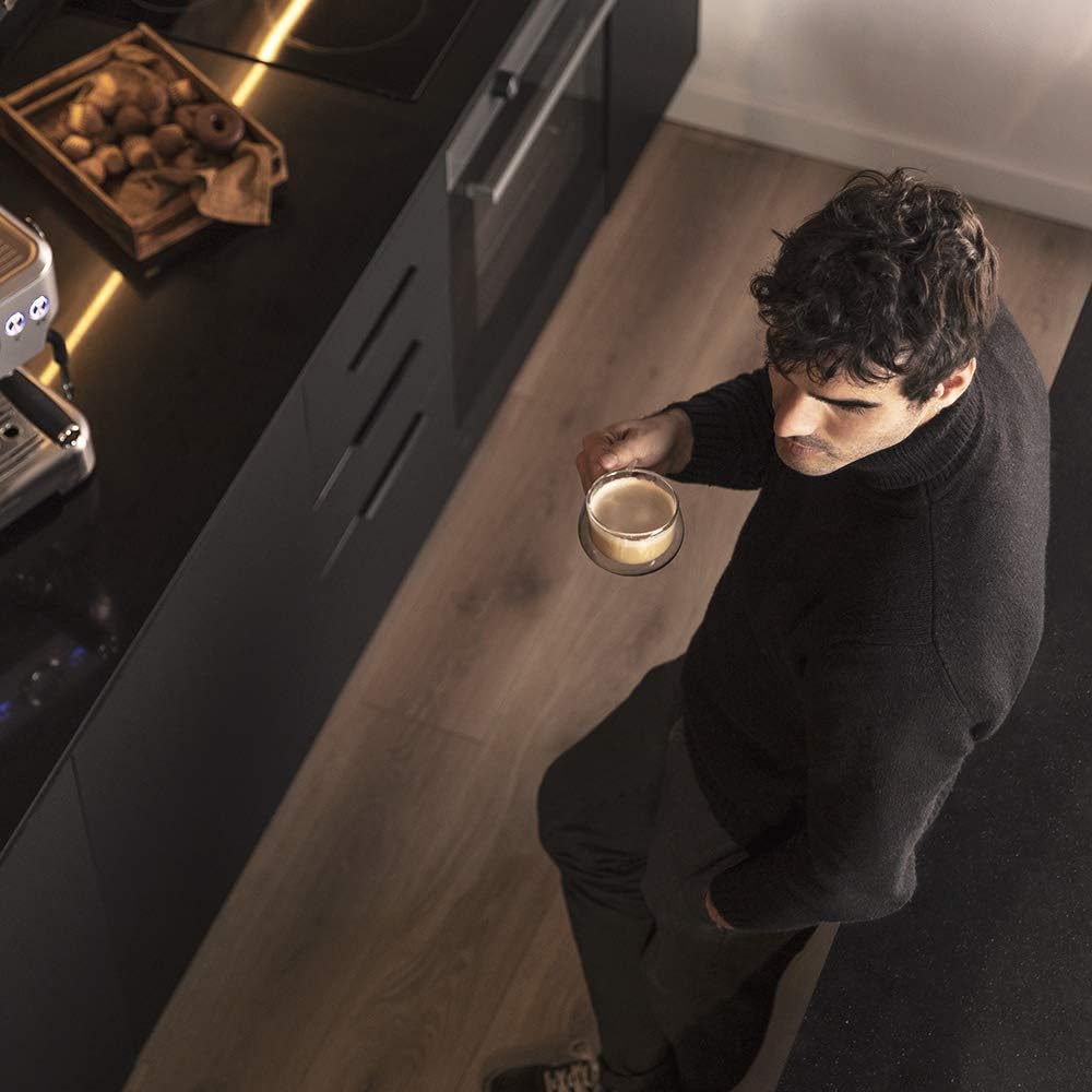 Cecotec Ekspres do kawy z podwójnym wyjściem Power Espresso 20 Barista Cream. 1550 W, 20 prętów, zbiornik na ziarna kawy 250g, młynek z 30 poziomami mielenia, termoblok, zbiornik na wodę 2.5 L