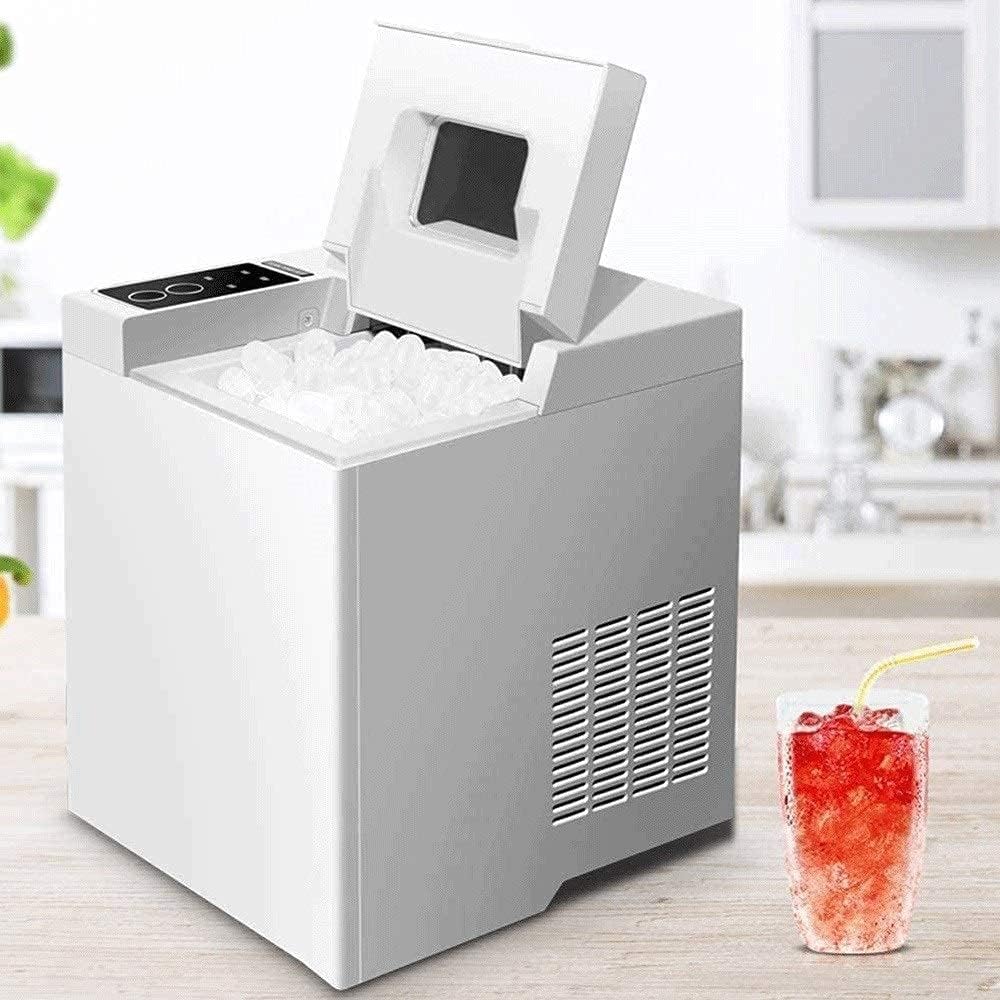 Kostkarka do lodu, elektryczna kostkarka do lodu Blat 15 kg / 24 godziny do domowej kuchni Przenośna maszyna do produkcji kostek lodu