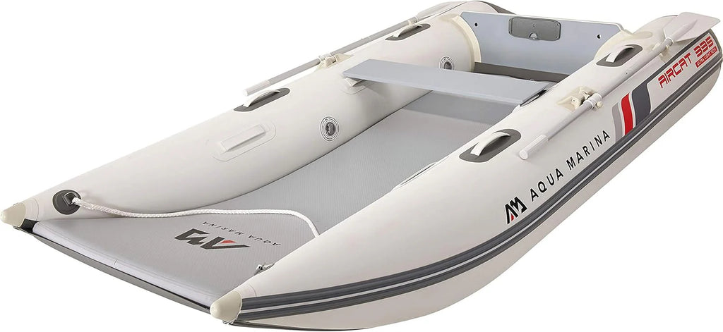 Aqua Marina Aircat nadmuchiwana łódka katamarynowa z DWF Air Deck, długość 3,85 m
