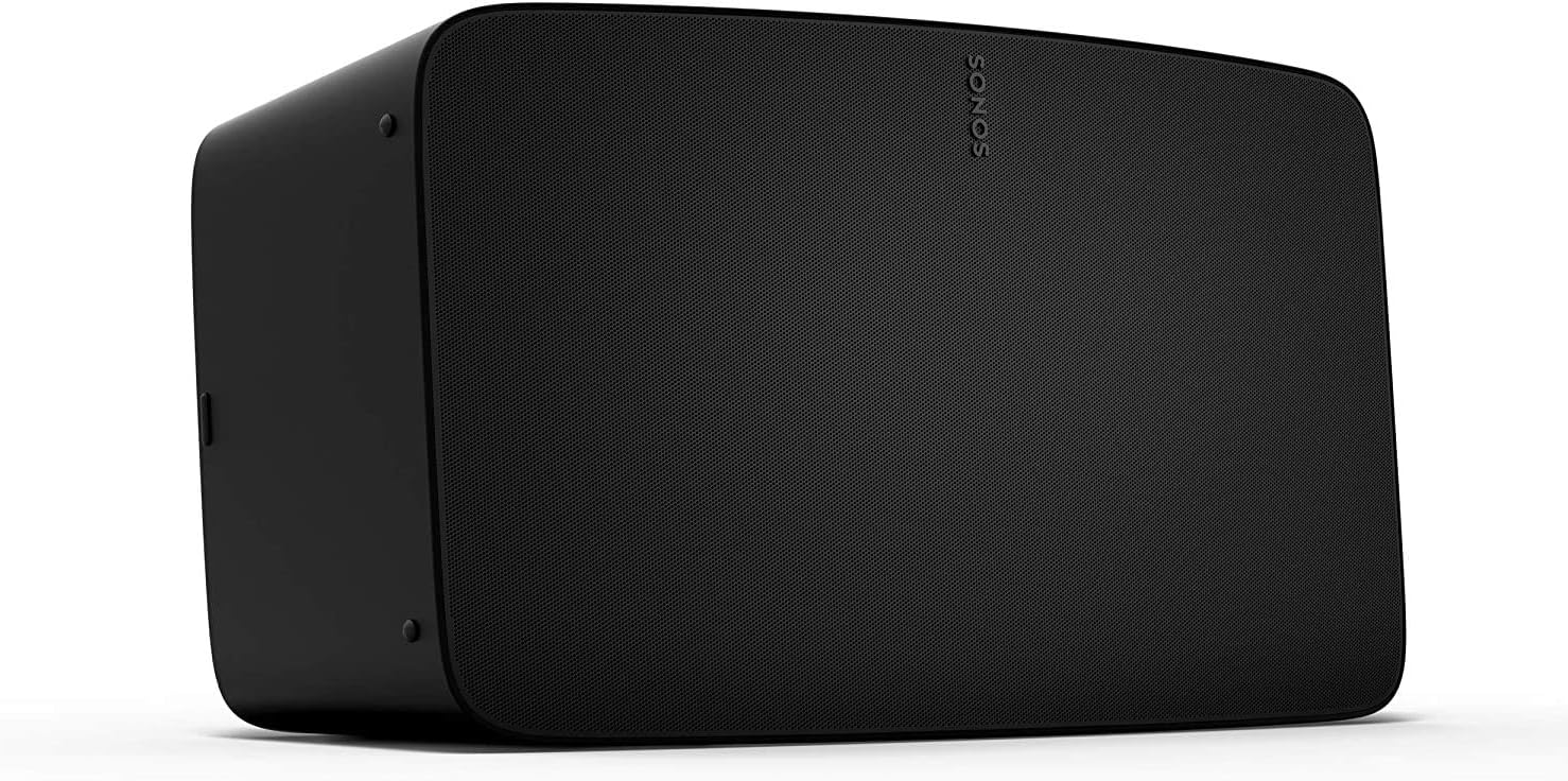 Sonos Five | Głośnik Hi-Fi z Wi-Fi, wejściem liniowym 3,5 mm, obsługą strumieniowego przesyłania dźwięku o wysokiej rozdzielczości - Biały