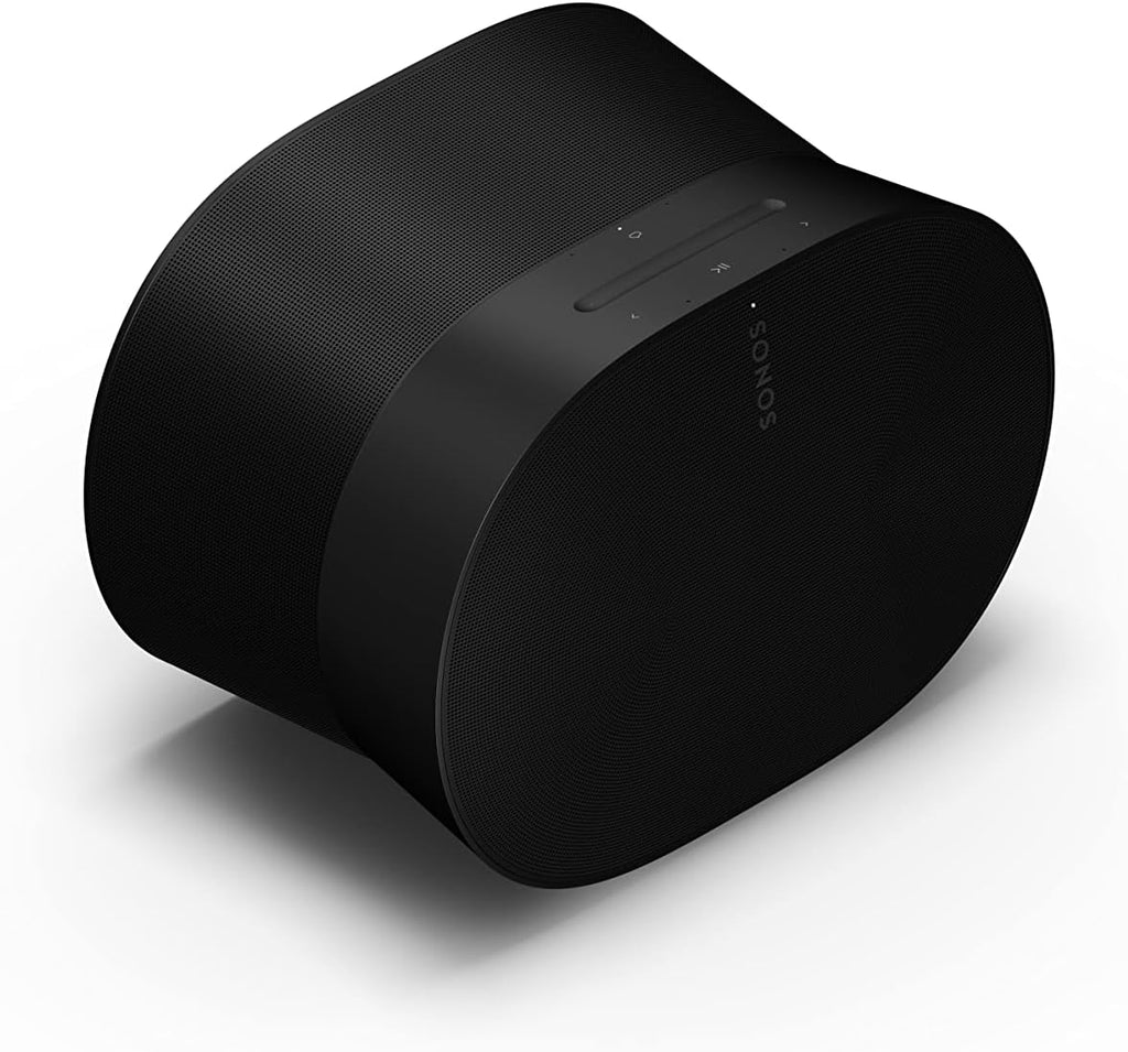 Sonos Era 300. Poczuj dźwięk dookoła. Dzięki dźwiękowi następnego poziomu, Era 300 nie tylko Cię otacza, ale umieszcza Cię w muzyce. (czarny)