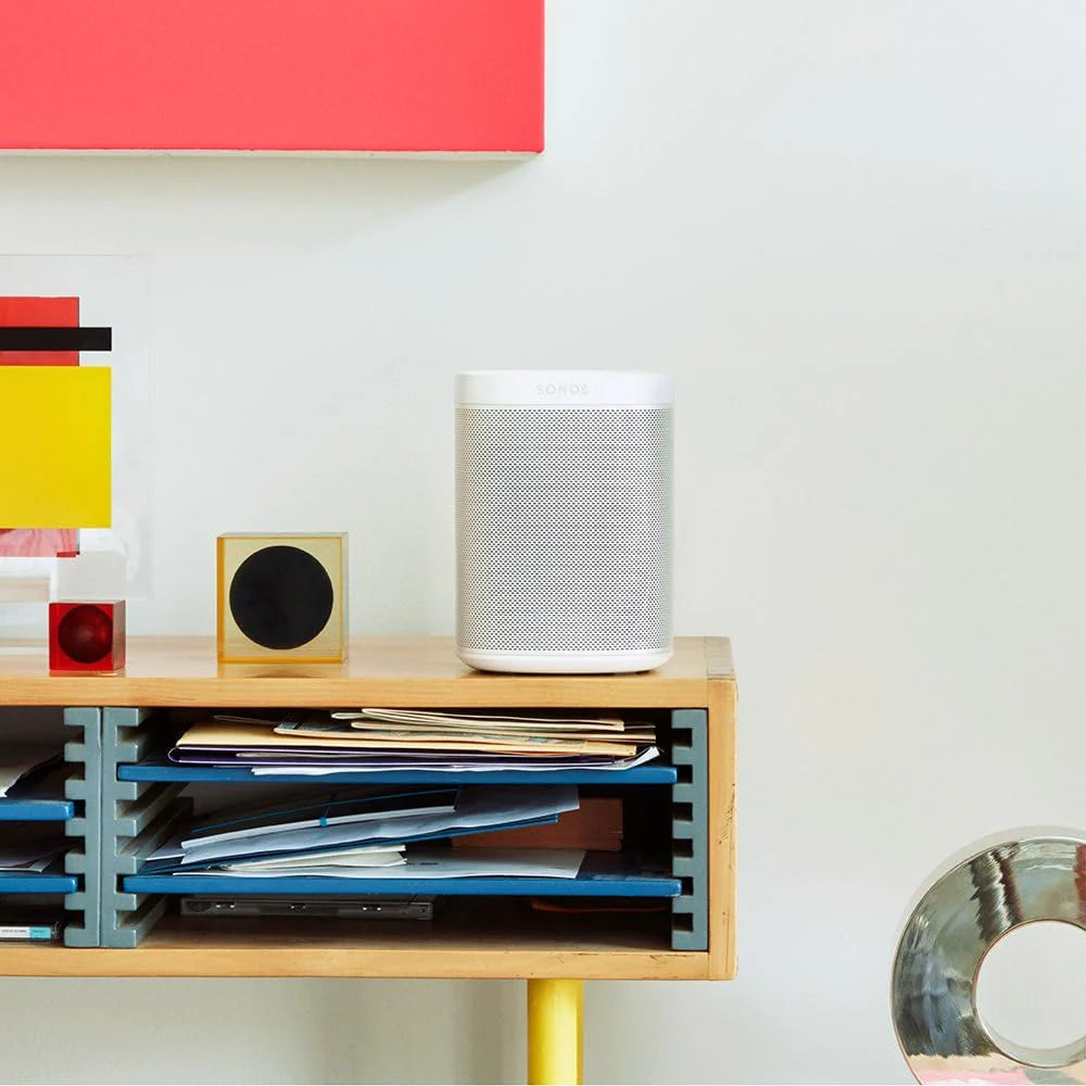Sonos One Smart Zestaw głośników - głośniki multiroom WiFi, Alexa, Airplay, Streaming 4-Raum Set czarny