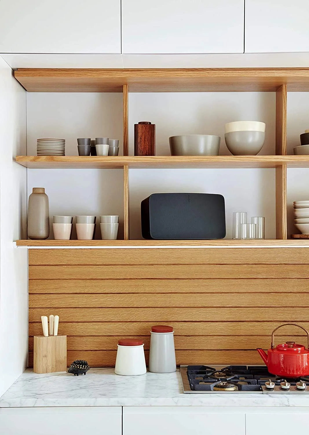 Sonos Five | Głośnik Hi-Fi z Wi-Fi, wejściem liniowym 3,5 mm, obsługą strumieniowego przesyłania dźwięku o wysokiej rozdzielczości - Biały