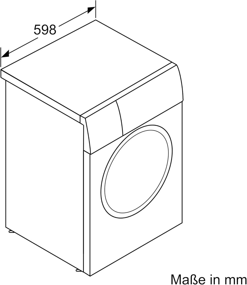 Bosch WGB244A40 Serie 8 pralka ładowana od przodu 9 kg, 1400 obr./min, Made in Germany, Speed Perfect, i-DOS ze skanowaniem środków piorących, Iron Assist – redukuje zagniecenia, Mini Load, Home