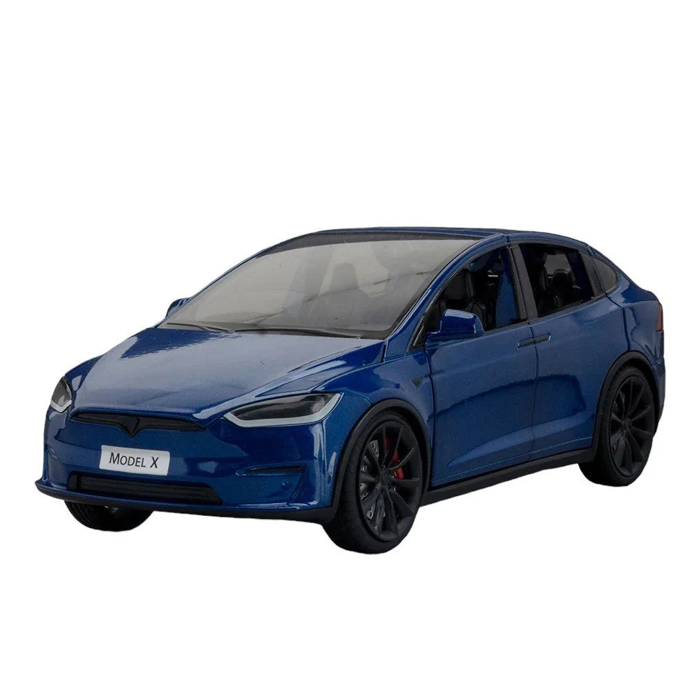 Cast Metal Tesla Car 1:24 Scale – Lights & Sounds, Model Toy