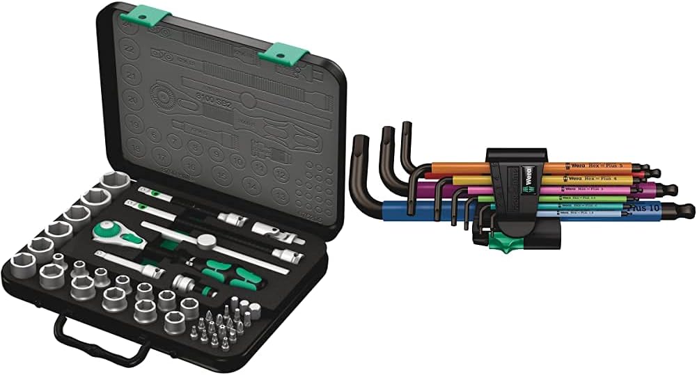 5003594001 8100 SB 2 Zyklop 3/8 Metric Ratchet Set ( Piece of 43)