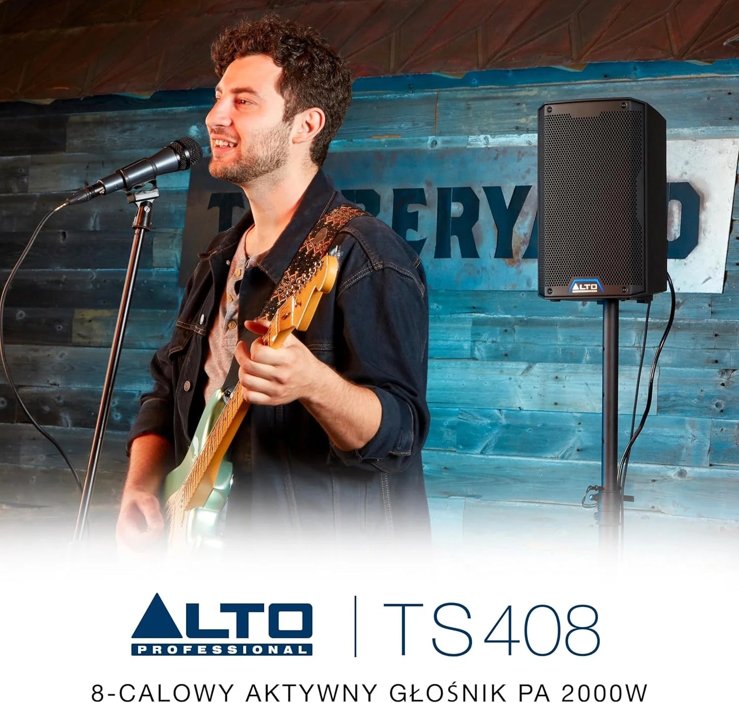 ALTO TS410 Aktywny Głośnik PA 2000W 10 z 3-Kanałowym Mikserem, Bluetooth, Bezprzewodowym Podłączaniem Głośników, DSP i Aplikacją