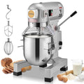 VEVOR Komercyjny robot kuchenny, mikser kuchenny 18,7 l, 3 regulowane prędkości, 1100 W mikser do ugniatania z miską ze stali nierdzewnej do restauracji, piekarni, piekarni, baru, kuchni