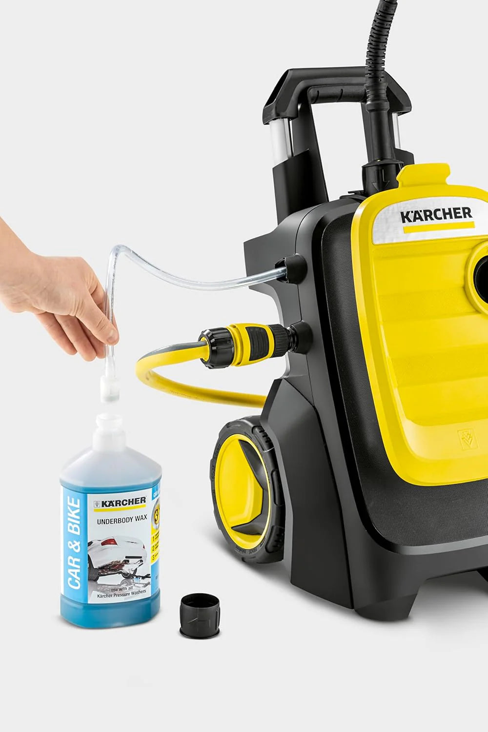 Kärcher Myjka ciśnieniowa K 5 Premium Power Control, 145 bar, 500 l/h, wydajność powierzchniowa: 40 m²/h, waga: 13,9 kg, wąż i pistolet ciśnieniowy, lanca rotacyjna, dysza strumieniowa