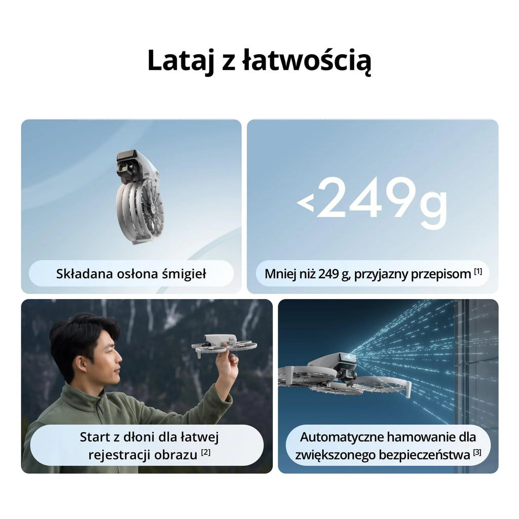 DJI Flip z kontrolerem RC 2 z wyświetlaczem, dron Follow Me z kamerą 4K UHD dla dorosłych, masa poniżej 249 g, 3-osiowy gimbal, transmisja wideo 13 km, start z dłoni i 31 min lotu