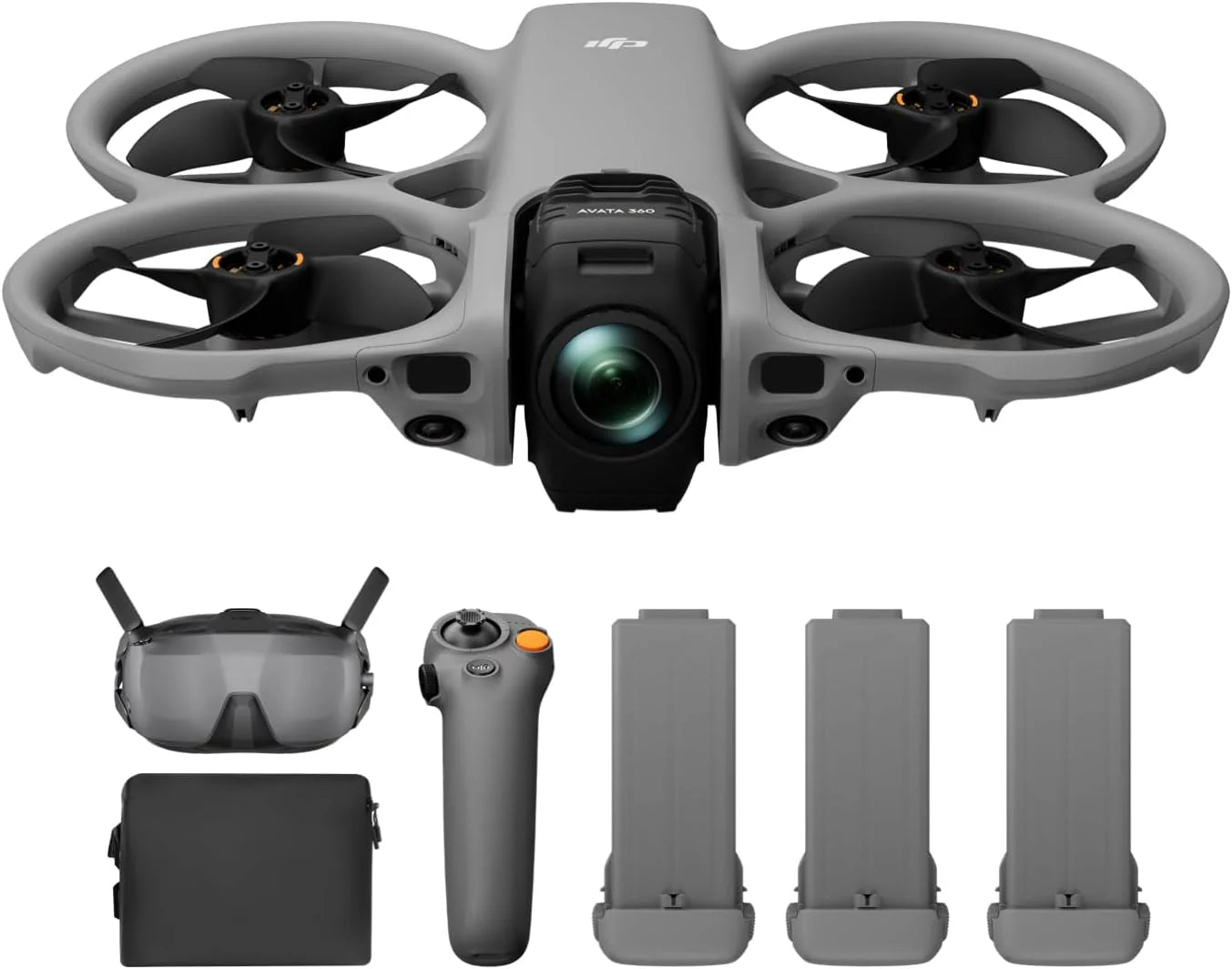 DJI Avata 360 Motion Fly More Combo, dron z obrazowaniem 8K 360° klasy 1-calowej, dron z kamerą 360° i osłoną śmigieł. Zawiera Goggles N3 i RC Motion 3 dla intuicyjnego sterowania ruchem i Easy ACRO.