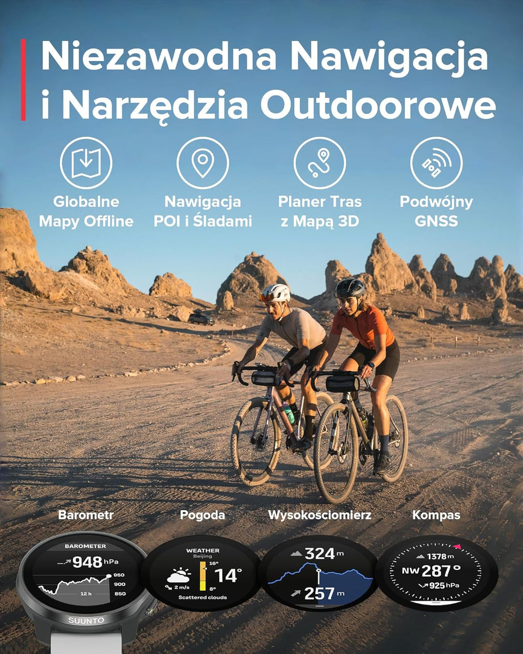 SUUNTO Race S Zegarek Biegowy z Ekranem Dotykowym Amoled, Dwuzakresowy Gps Zegarek Sportowy, Śledzenie Hrv i Snu, Plan Treningowy Oparty na Si, Bezpłatne Mapy Offline, Wodoodporność do 50M