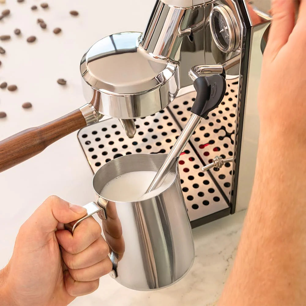 Cecotec Ekspres do kawy Barista Baristeo Intima, profesjonalny ekspres do kawy Barista, system wstępnego parzenia, pompa 15 bar, łatwe napełnianie, zbiornik na wodę 1,7 l i podgrzewacz do filiżanek