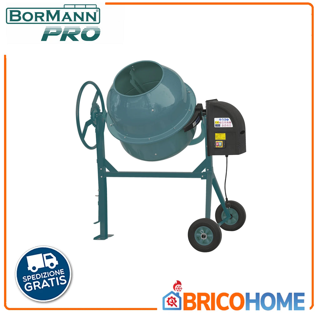 2026 BORMANN Pro 180 L 800 W Elektryczna Betoniarka BMX1810