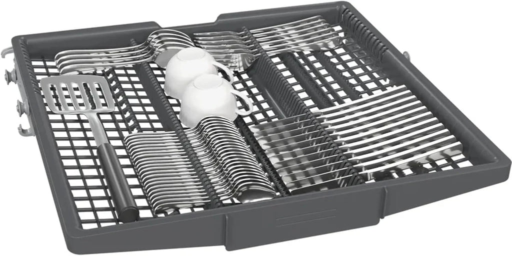 Siemens SX63EX22CE, iQ300, zmywarka XXL, w pełni zintegrowana, 60 cm, inteligentna zmywarka, wyprodukowano w Niemczech, szuflada na sztućce, varioSpeed Plus, kosze Flex, autoOpen dry, przycisk