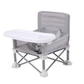 Portable Booster High Chair – Foldable Aluminum Seat with Tray & Travel Bag