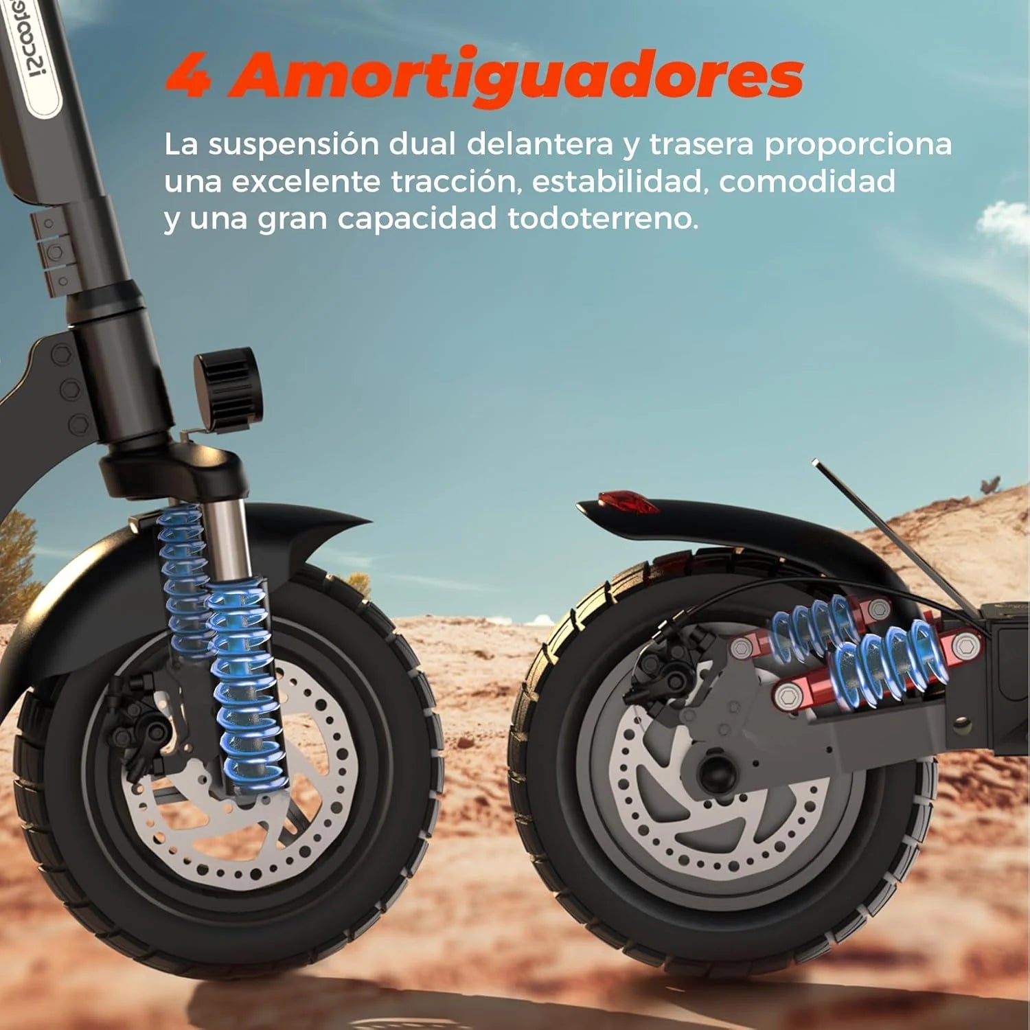 iScooter ix3 hulajnoga elektryczna dla dorosłych, bateria 480WH, maksymalna autonomia 40 km, składana hulajnoga elektryczna, sterowanie aplikacją, ładowanie 120 kg, regulowana kierownica, czterokrotne