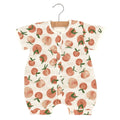Soft Baby Romper - Natural Bamboo Fabric | Carnelian Peaches