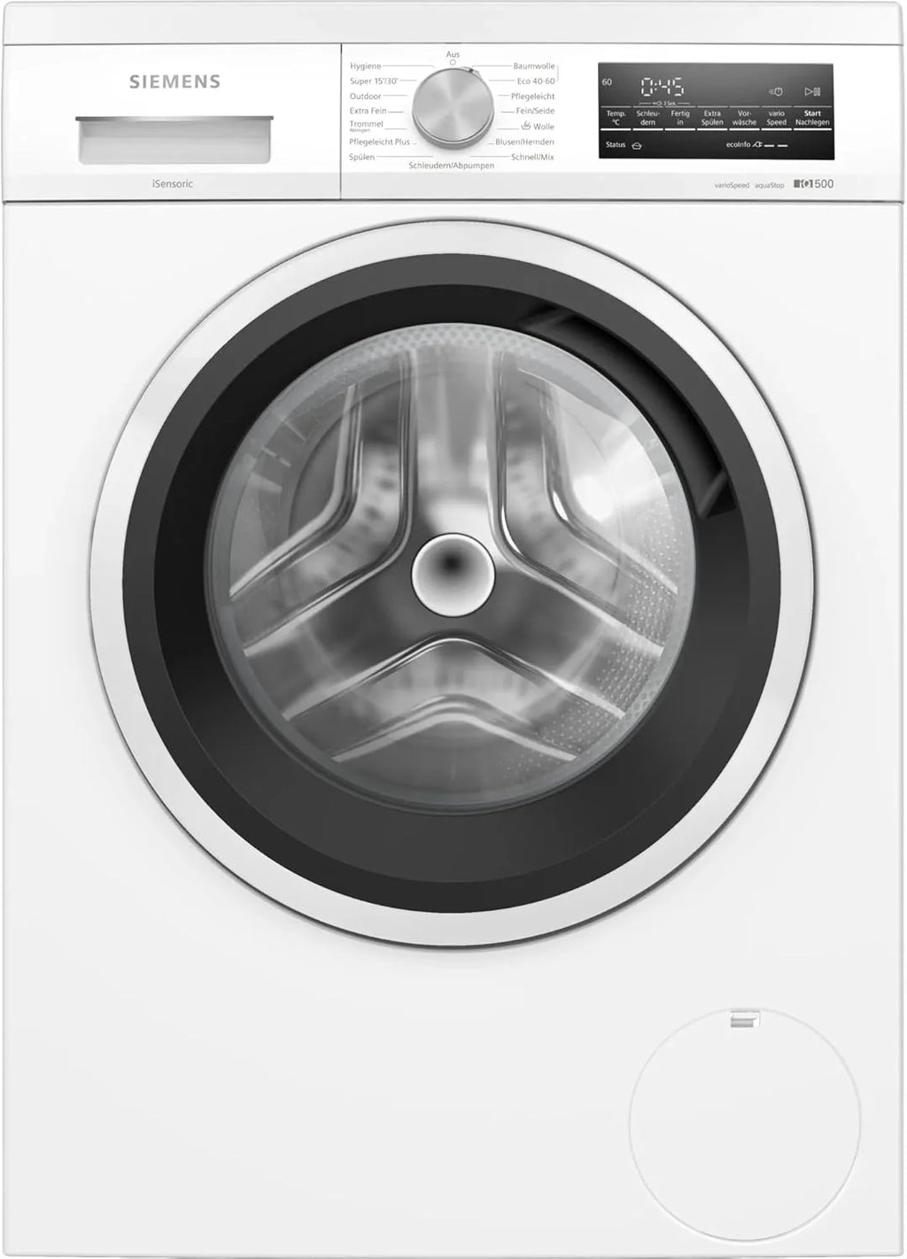Siemens WU14UT42, iQ500 pralka, 9 kg, 1400 obr./min, możliwość montażu pod blatem, bardzo energooszczędna i cicha, VarioSpeed do krótszych programów, wyświetlacz LED, program outdoorowy, funkcja