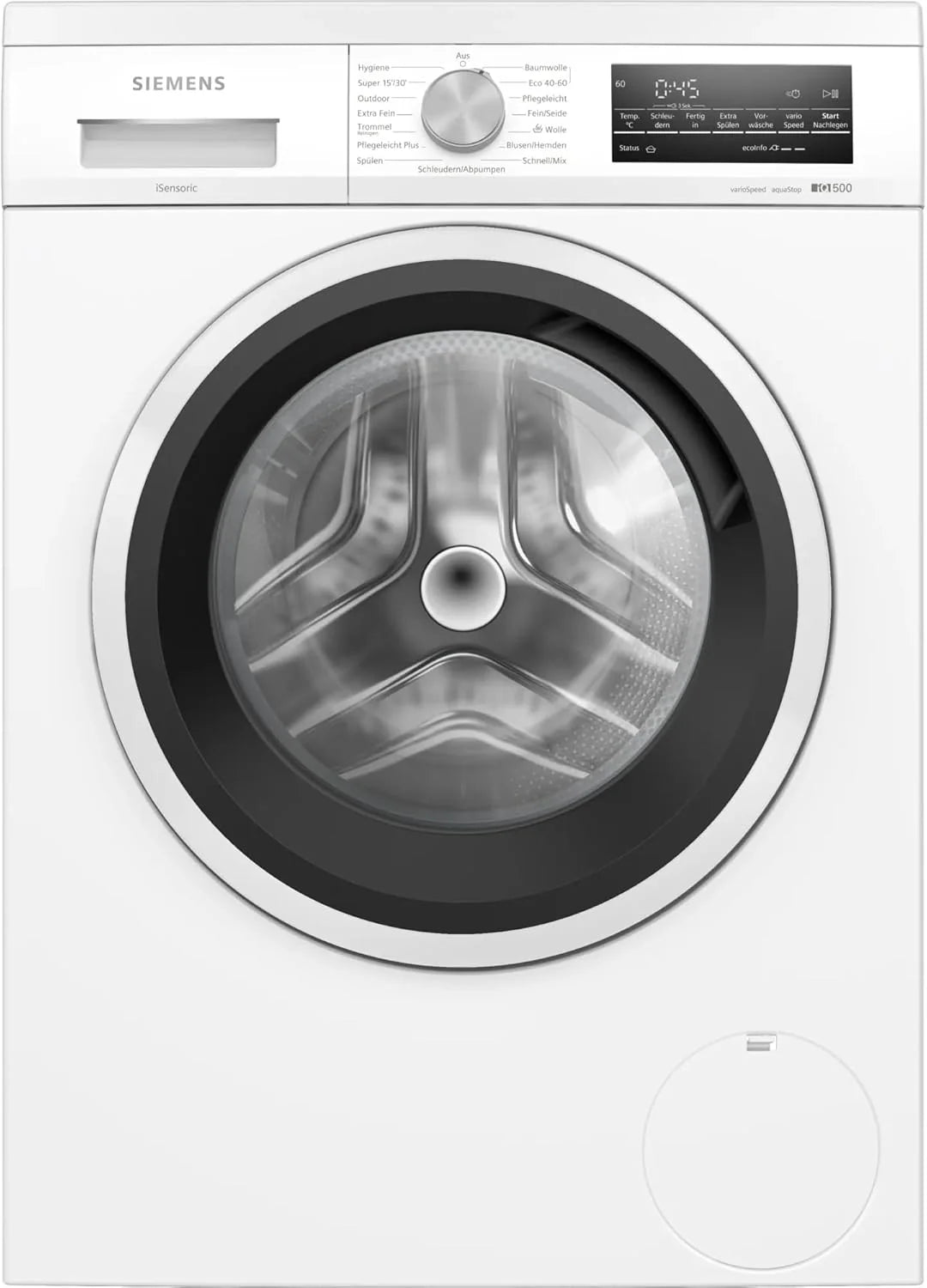 Siemens WU14UT42, iQ500 pralka, 9 kg, 1400 obr./min, możliwość montażu pod blatem, bardzo energooszczędna i cicha, VarioSpeed do krótszych programów, wyświetlacz LED, program outdoorowy, funkcja