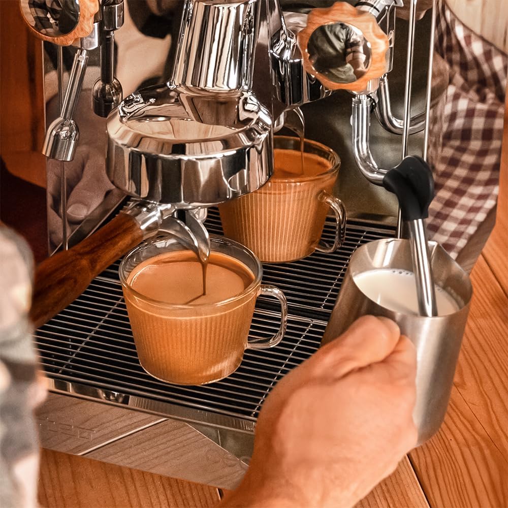 Cecotec Barista Baristeo Classic profesjonalny ekspres do kawy espresso. Wstępnie zaparzający dla lepszej ekstrakcji, zdejmowany zbiornik 2,5 l, włoska pompa 15 barów, sterowanie PID, bojler ze stali