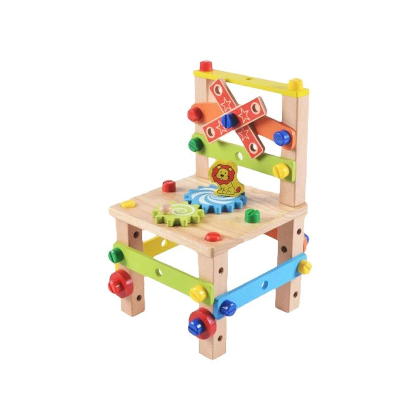 Wooden Assembly Chair – Hands-On Construction & Development Toy