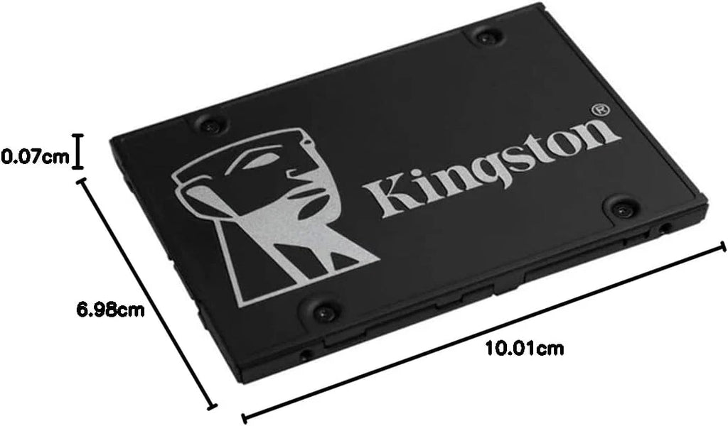 Kingston KC600 SSD SKC600/2048G Wewnętrzny dysk SSD 6.3 cm SATA Rev 3.0, 3D TLC, XTS-AES 256-bitowe szyfrowanie