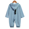 Baby Dinosaur Onesie with 3D Spikes, Cotton Blend Outfit Four Colors