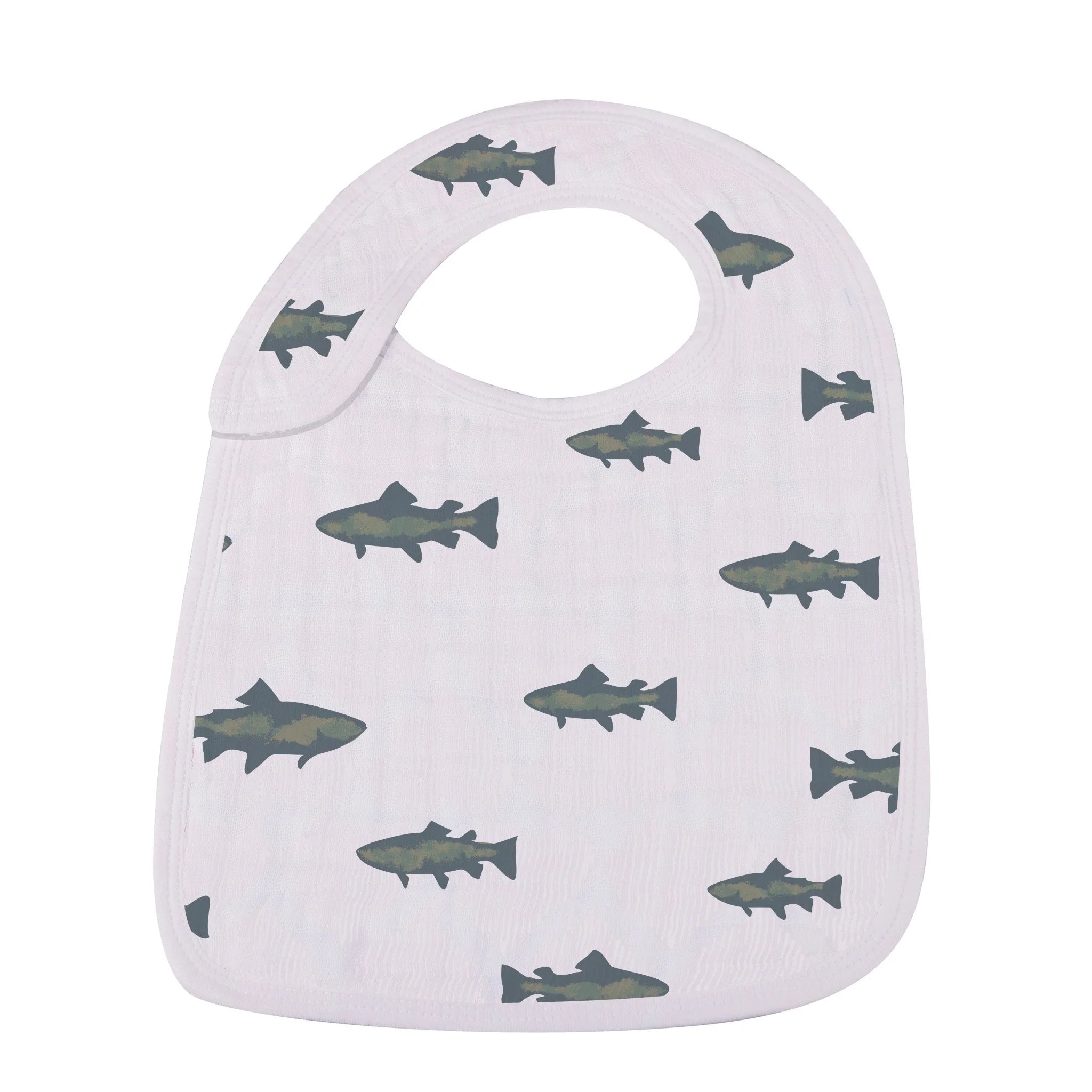 Gone Fishing Snap Bibs