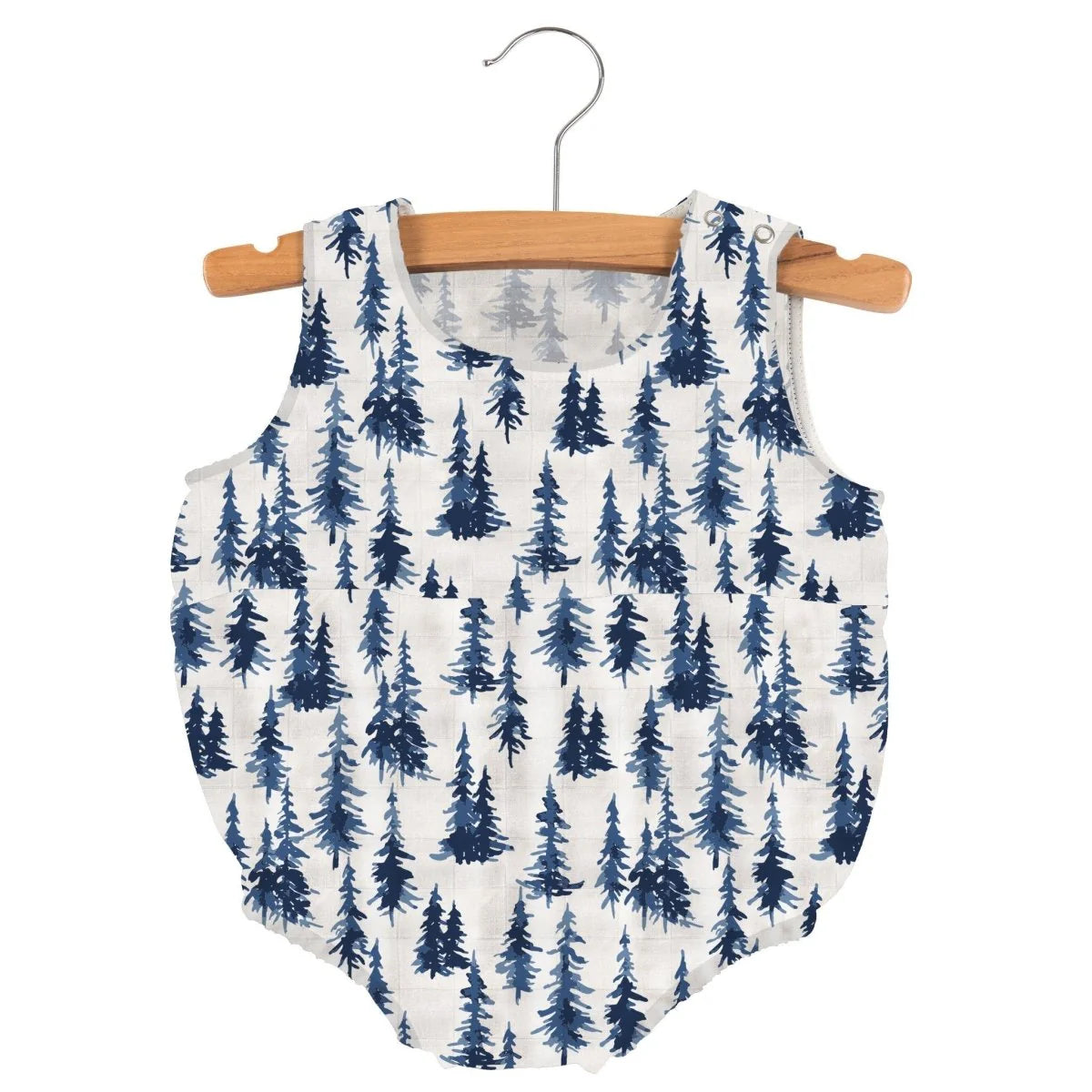 Baby clothes Bamboo Mini Bubble Soft & Breathable | Indigo Forest
