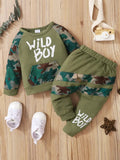 Toddler Button-Up Two-Piece Set Outfit – Soft & Stretchy